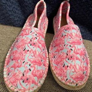 Simply Southern Espadrille Flamingo Shoes